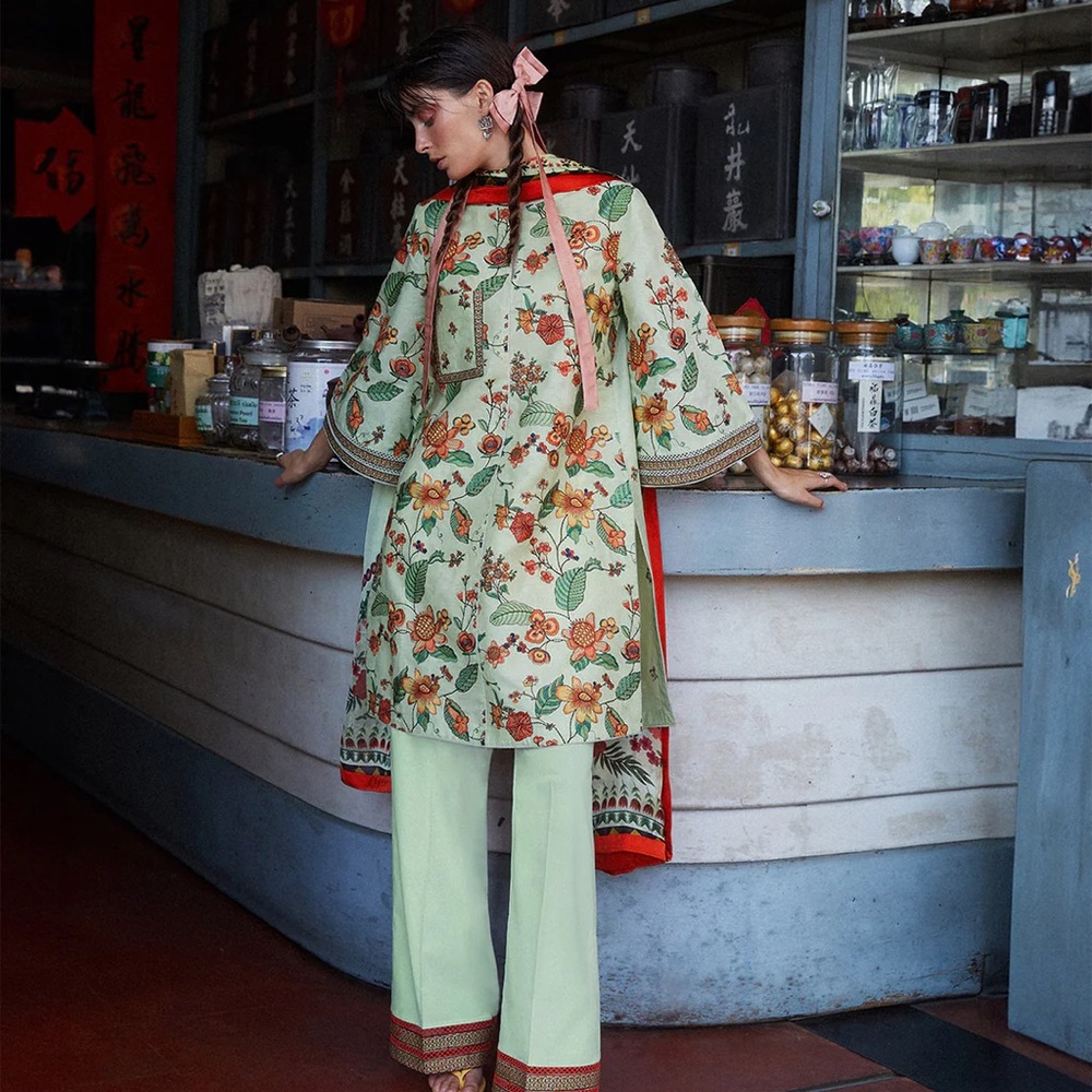 Floral Print Wide Leg Dress